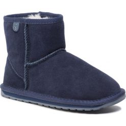 Buty EMU AUSTRALIA - Wallaby Mini K10103 Midnight. Niebieskie śniegowce dziewczęce . W wyprzedaży za 199,00 zł.