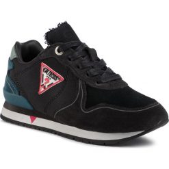 Sneakersy GUESS - Glorym Jr FI8GLO SUE12 001. Czarne trampki chłopięce Guess, bez zapięcia. Za 299,00 zł.