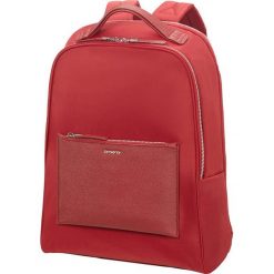 Plecak SAMSONITE Zalia 14.1 cali Czerwony. Czerwone plecaki damskie Samsonite, bez wzorów, z nylonu, eleganckie. Za 519,00 zł.