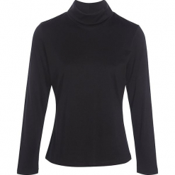 Koszulka "Soicol" w kolorze czarnym. Czarne t-shirty damskie Scottage, klasyczne, ze stójką, z długim rękawem. W wyprzedaży za 72,95 zł.