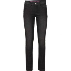 Dżinsy "Super skinny" bonprix czarny denim. Czarne jeansy damskie bonprix, z denimu. Za 109,99 zł.