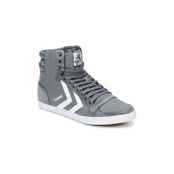 Buty Hummel TEN STAR HIGH. Szare trampki i tenisówki damskie Hummel, bez wzorów, retro, bez zapięcia. Za 263,20 zł.