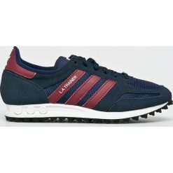 Adidas Originals - Buty La Trainer. Niebieskie buty sportowe męskie marki adidas Originals, ze skóry, na sznurówki. W wyprzedaży za 329,90 zł.