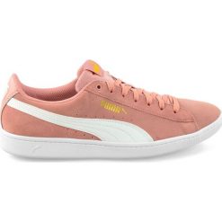 Różowe Buty Puma Vikky Peach Beige-Puma White W 362624 25. Różowe buty sportowe damskie Puma, bez wzorów, ze skóry, sportowe, puma vikky. W wyprzedaży za 249,00 zł.