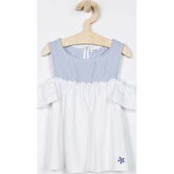 Blukids - Top dziecięcy 98-128 cm. Szare topy damskie marki Blukids, z bawełny, z okrągłym kołnierzem. Za 49,90 zł.