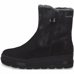 Tamaris damskie botki zimowe 26483 37 czarne. Czarne botki damskie Tamaris, na zimę, bez obcasa, bez zapięcia. Za 429,90 zł.