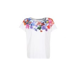 T-shirty z krótkim rękawem Desigual PALAPALA. Białe t-shirty damskie marki Desigual, l. Za 153,30 zł.