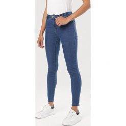 Granatowe Jeansy Skinny Doryles. Niebieskie jeansy damskie Born2be. Za 79,99 zł.