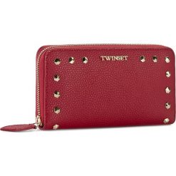 Portfele damskie: Duży Portfel Damski TWINSET – Zip Around AA7PC9 Rubino 00045