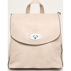 Answear - Plecak. Brązowe plecaki damskie ANSWEAR, bez wzorów, ze skóry, eleganckie. Za 99,90 zł.