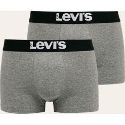 Levi's - Bokserki (2-pack). Szare bokserki męskie Levi's®, bez wzorów, z bawełny. Za 89,90 zł.