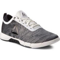 Buty Reebok - Speed Her Tr CN4860 Chalk/Black/Ash Grey. Szare buty sportowe damskie Reebok, bez wzorów, z tworzywa sztucznego, sportowe, na fitness i siłownię. W wyprzedaży za 279,00 zł.