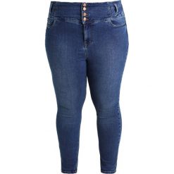 New Look Curves DARK WASH Jeans Skinny Fit dark blue. Niebieskie rurki damskie New Look Curves. W wyprzedaży za 134,10 zł.