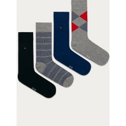 Tommy Hilfiger - Skarpetki (4-pack). Skarpetki męskie TOMMY HILFIGER, bez wzorów, z elastanu. Za 119,90 zł.