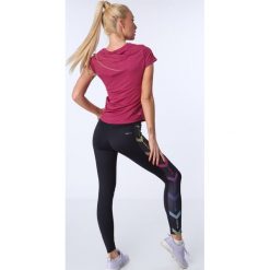 Legginsy z kolorowym lampasem granatowe MR14988. Szare legginsy Fasardi, s, w kolorowe wzory. Za 69,00 zł.