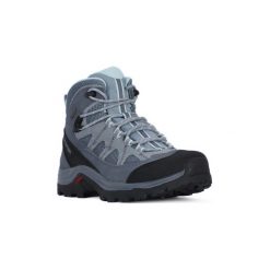 Buty Salomon AUTHENTIC LTR GTX W. Szare trampki i tenisówki damskie marki Salomon, bez wzorów, bez zapięcia. Za 481,49 zł.