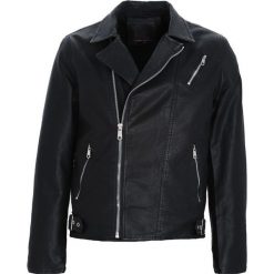Czarna Kurtka Carte Blanche. Czarne kurtki męskie Born2be, xl, w paski, ze skóry. Za 179,99 zł.
