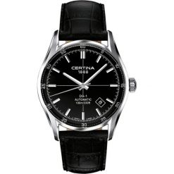 RABAT ZEGAREK CERTINA DS 1 AUTOMATIC C006.407.16.051.00. Czarne zegarki męskie CERTINA, ze stali. W wyprzedaży za 2191,20 zł.