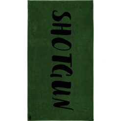 Kąpielówki męskie: Ręcznik plażowy „Shotgun” w kolorze ciemnozielonym