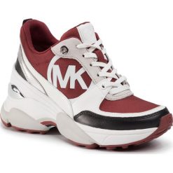 Sneakersy MICHAEL MICHAEL KORS - Micky Trainer 43F9MKFP2D Brandy Multi. Brązowe półbuty damskie MICHAEL Michael Kors, z zamszu. W wyprzedaży za 669,00 zł.