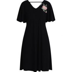 Sukienki hiszpanki: Cream TENNA DRESS Sukienka z dżerseju pitch black