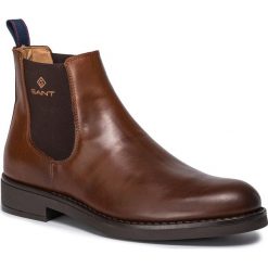 Sztyblety GANT - Oscar 19651923 Cognac G45. Pomarańczowe sztyblety męskie GANT, ze skóry, bez zapięcia. W wyprzedaży za 599,00 zł.