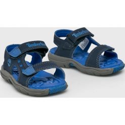 Timberland - Sandały dziecięce Moss Jump. Niebieskie sandały chłopięce Timberland, z gumy. W wyprzedaży za 129,90 zł.