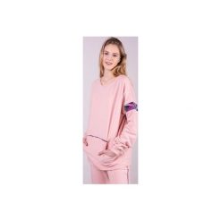 Bluza Damska Basic Różowa. Różowe bluzy damskie 3 for u, bez wzorów, z bawełny, bez rękawów, bez kaptura. Za 199,00 zł.