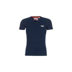 T-shirty z krótkim rękawem Superdry ORANGE LABEL VINTAGE. Niebieskie t-shirty męskie Superdry, s, bez wzorów, vintage, bez kołnierzyka, krótkie. Za 76,30 zł.