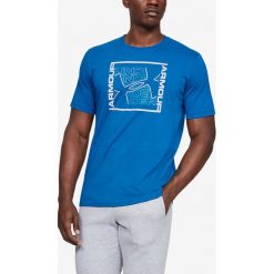 Under Armour Rhythm Koszulka Niebieski. Niebieskie podkoszulki męskie Under Armour, m, z nadrukiem, z bawełny, z krótkim rękawem. Za 119,95 zł.
