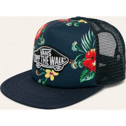 Vans - Czapka. Niebieskie czapki męskie Vans, z bawełny. W wyprzedaży za 99,90 zł.