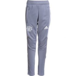 Adidas Performance MANCHESTER UNITED TRAINING Spodnie treningowe grey/white. Szare spodnie chłopięce adidas Performance, z materiału. Za 199,00 zł.