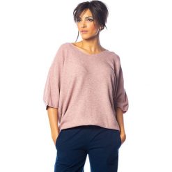 Sweter "Harper" w kolorze jasnoróżowym. Różowe swetry damskie So Cachemire, m, bez wzorów, z kaszmiru, bez rękawów, bez kaptura. W wyprzedaży za 175,95 zł.