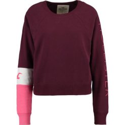 Bluzy damskie: Hollister Co. SPORTY CROPPED CREW Bluza burgundy