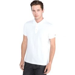 Tommy Hilfiger Polo Koszulka Biały. Białe podkoszulki męskie TOMMY HILFIGER, l, z haftami, z bawełny, bez rękawów. Za 464,95 zł.
