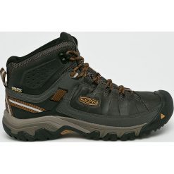 Keen - Buty Targhee III Mid. Brązowe buty trekkingowe męskie Keen, z materiału, outdoorowe. W wyprzedaży za 399,90 zł.