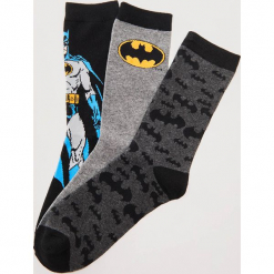3 pack skarpet Batman - Wielobarwn. Szare kapcie męskie marki House. Za 35,99 zł.