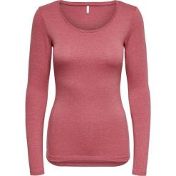 ONLY T-shirt damski na Live Love Nowy Ls O-neck Top Noos Baroque Rose Melange (rozmiar S). Czerwone topy damskie ONLY, s, bez wzorów, z okrągłym kołnierzem. W wyprzedaży za 43,00 zł.