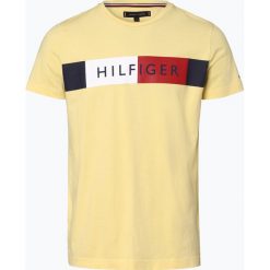 Tommy Hilfiger - T-shirt męski, żółty. Żółte t-shirty męskie TOMMY HILFIGER, xl, bez wzorów, z dżerseju, bez kołnierzyka. Za 179,95 zł.