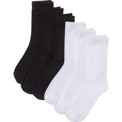 Skarpetki (6 par) bonprix czarny + biały. Czarne skarpetki męskie marki bonprix. Za 35,94 zł.