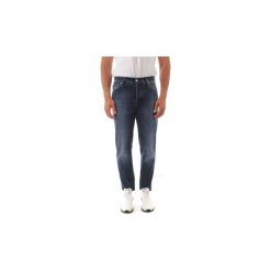 Jeansy 3/4 & 7/8 Kiton UPNJSM 3S51. Niebieskie jeansy męskie Kiton, s, bez wzorów. Za 2639,09 zł.