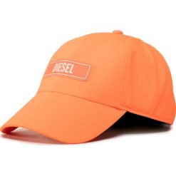 Czapka z daszkiem DIESEL - C-7Ele Hat 00SI7R 0CAXJ 3AY Orange Fluo. Pomarańczowe czapki męskie Diesel, bez wzorów, z bawełny. Za 209,00 zł.