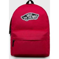 Vans - Plecak. Różowe plecaki damskie Vans, w paski, z poliesteru. Za 149,90 zł.