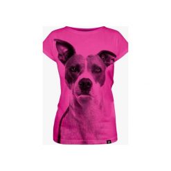 Pink Dog women's t-shirt. Różowe t-shirty damskie Mars from venus, s, bez wzorów, bez kołnierzyka. Za 118,30 zł.