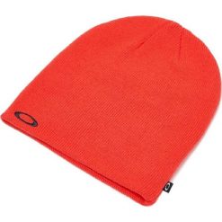 OAKLEY Męska czapka Fine Knit Beanie Poppy Red. Czerwone czapki męskie Oakley, bez wzorów. Za 60,00 zł.