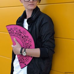 Kopertówki damskie: amarantowa torebka-kopertówka AmaranthTwirl