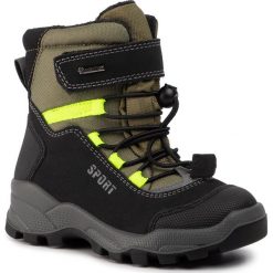 Śniegowce PRIMIGI - GORE-TEX 4396200 M Nero. Czarne śniegowce chłopięce Primigi, bez zapięcia, gore-tex. W wyprzedaży za 239,00 zł.