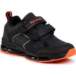 Sneakersy SPRANDI - CP40-P191089 Black. Czarne trampki chłopięce Sprandi, bez wzorów, ze skóry ekologicznej, na rzepy. Za 99,99 zł.