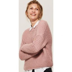 Krótki sweter oversize - Różowy. Różowe bez kategorii House, m. Za 79,99 zł.