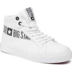Trampki BIG STAR - EE174340 White. Białe półbuty męskie BIG STAR, na co dzień, bez wzorów, z gumy, retro, bez zapięcia. W wyprzedaży za 139,00 zł.